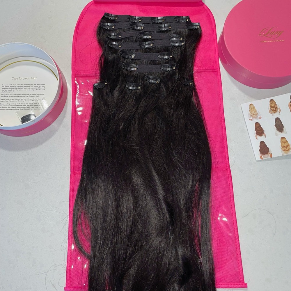 luxy | 24” off-black hair extensions